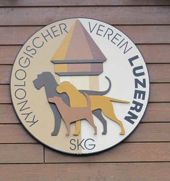 Vereinsschild Kynologischer Verein Luzern Frontansicht